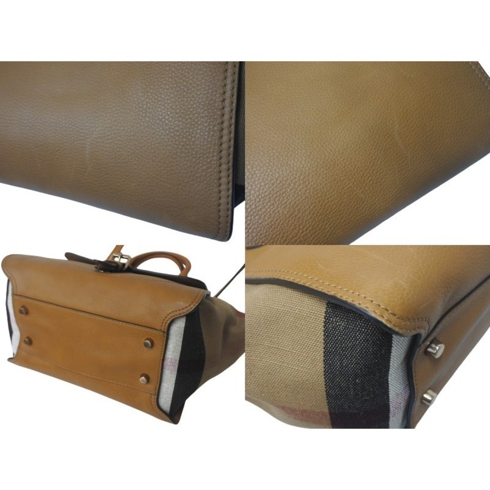 Burberry Mrcourt Saddle Brown Shoulder Bag leather - Picture 5 of 8